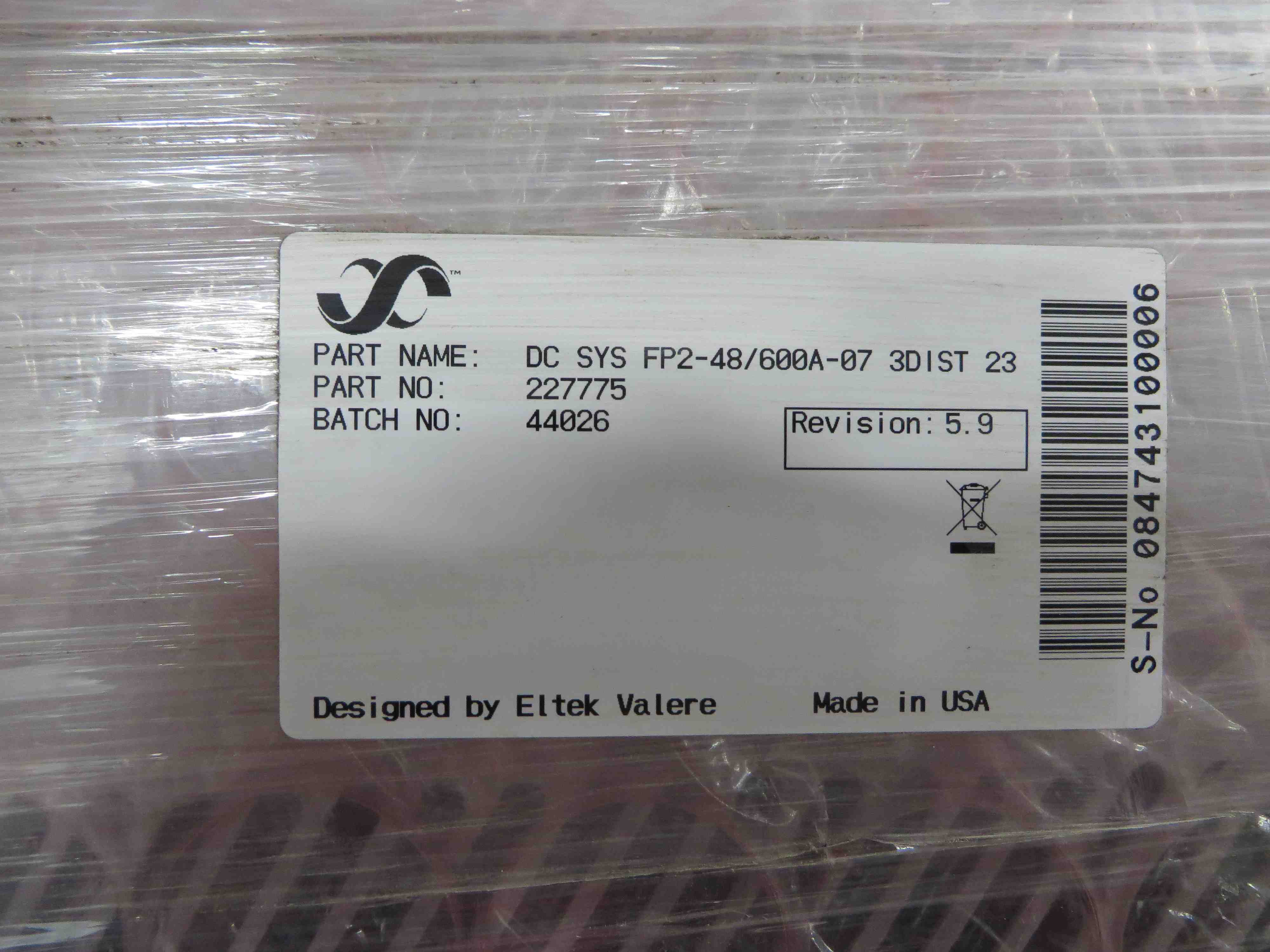 Eltek Valere part# 227775 Rectifier